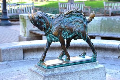 Billy the Goat Statue in Rittenhouse Square