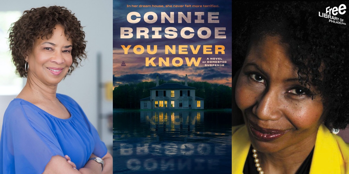 Connie Briscoe and her book You Never Know: A Novel of Domestic Suspense with Diane McKinney-Whetstone