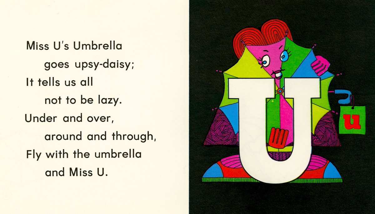 The Letter People book Miss U character page