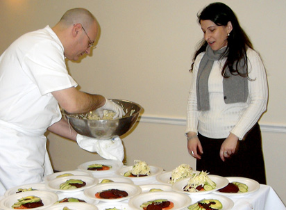 Chef Pernot Shares Culinary Tips with Stacy Schulist, Director of Marketing at Cuba Libre