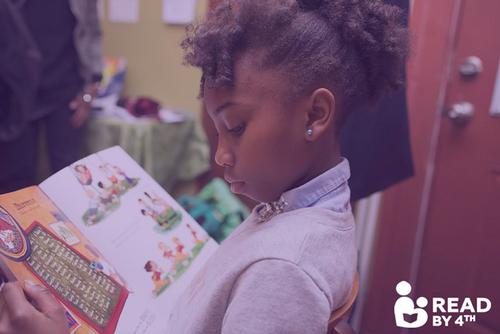 Read by 4th is a citywide campaign bringing together an ever-growing coalition of partners to double the number of children reading at grade level by the start of 4th grade.