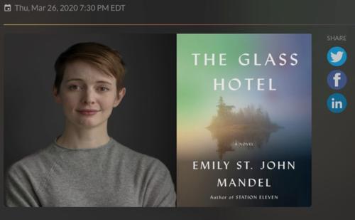 Image of Emily St. John and Book cover