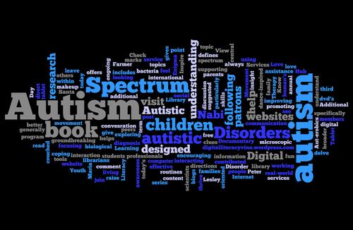Autism, Library Services, and Digital Literacy Wordle