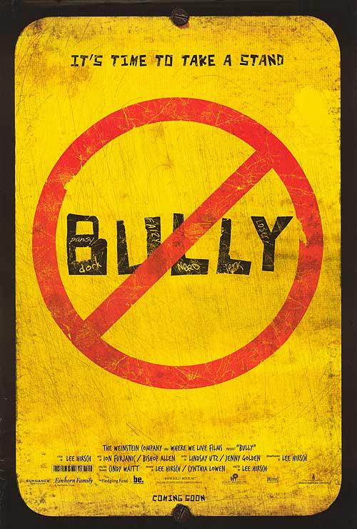 Poster for the 2011 award-winning documentary BULLY