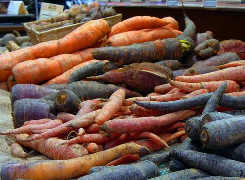 Carrots are a great vegetable to use in blended soups.