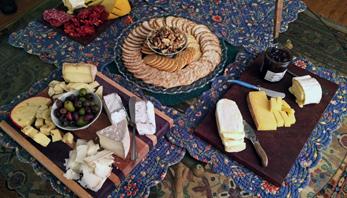 Beautifully crafted cheese plates