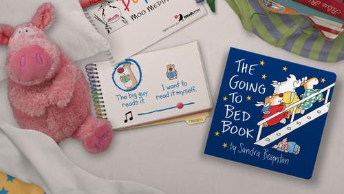 The Going to Bed Book app is great when you have to put them to bed at Nana's and forgot to pack their bedtime book (oops!)
