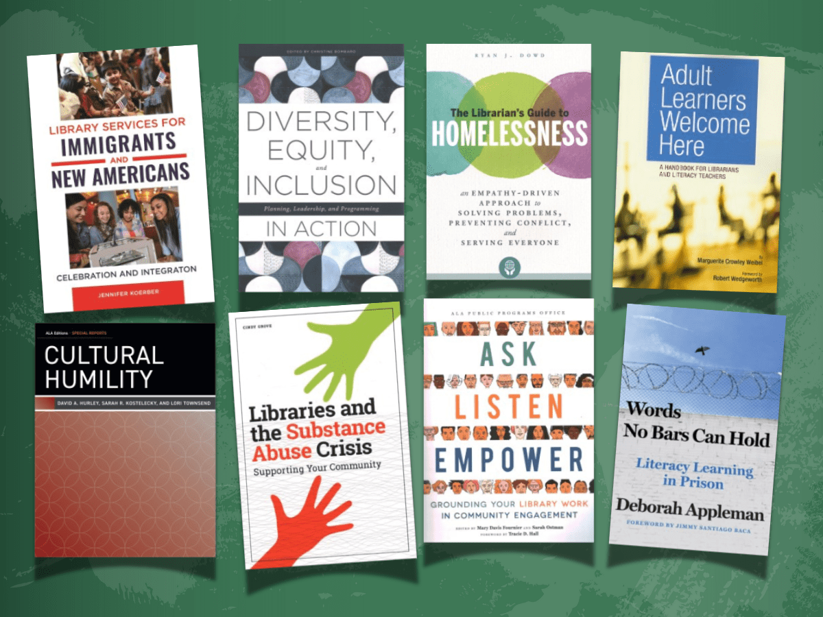 These books are professional development titles written by and for librarians.