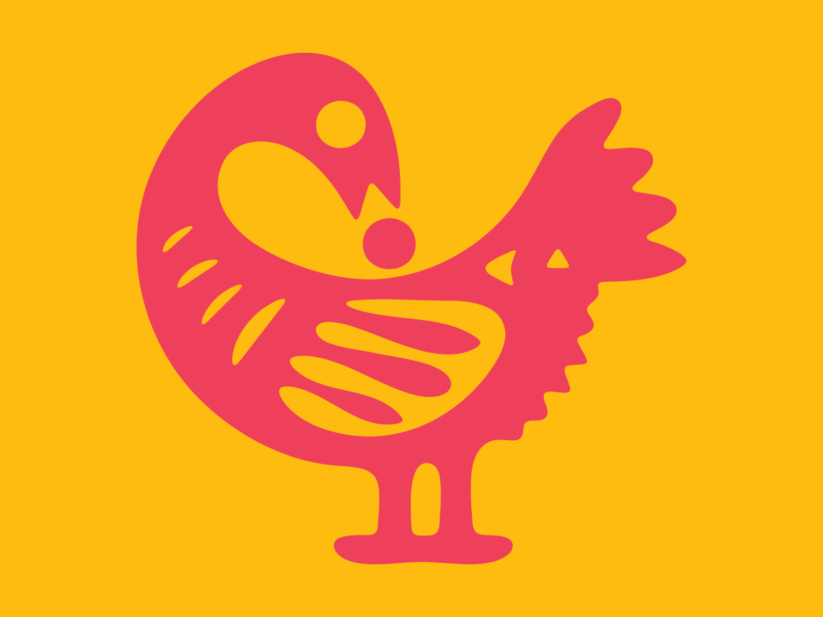 This mythical bird moves forward while reaching back to grab its egg — representing the theme of Sankofa.