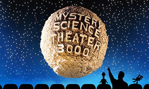 mystery science theater 300 moon with man and robot puppets