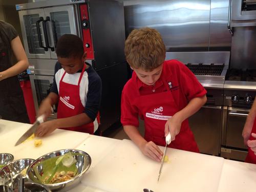 Chop! Chop! Kids get cooking at the Free Library of Philadelphia's Culinary Literacy Center