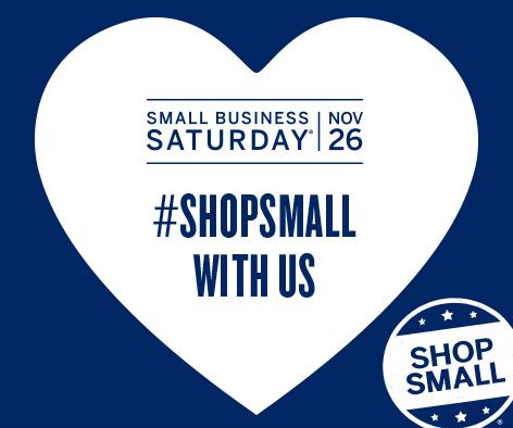 Small Business Saturday is November 26!