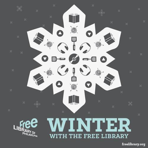 Winter at the Free Library