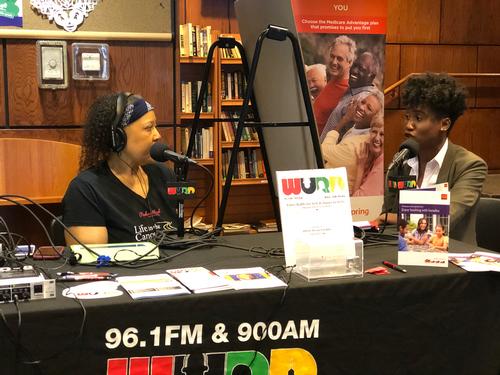 WURD Radio broadcast from Walnut Street West Library in 2018