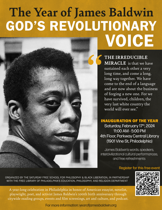 The Year of James Baldwin event flier