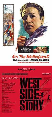 On the Waterfront (1954) and West Side Story (1961) film scores by Leonard Bernstein