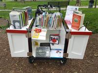 The Book Bike is a mobile library on wheels!