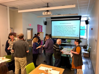 Cohort 10 of Skills for Community-Centered Libraries met in person for their 1st workshop, March 2020
