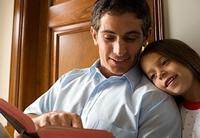 Reading together is an ideal father-child bonding ritual.