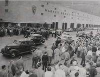 International News Photos. Warner Brothers Strike 1945 - Overturned Cars*