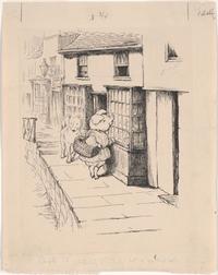 Original drawing for Little Pig Robinson, 1930