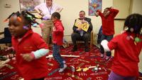 Mayor Kenney during a storytime event at one of our local neighborhood libraries.