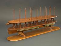 Lincoln’s original patent model was acquired by the Smithsonian in 1908. This replica was built by the Smithsonian in 1978 for long-term display to preserve the fragile original. (image credit: www.smithsonianmag.com)