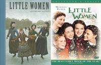 Little Women book and DVD covers