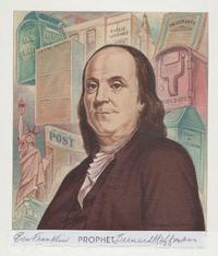 Benjamin Franklin, Prophet by Bernard Hoffman (1952)