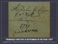 BMs 99 Written 10 September 1787  Courtesy Free Library of Philadelphia