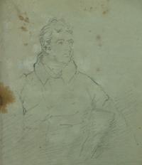 Captain W. Chamberlain Pencil Sketch by Eichholtz Free Library of Philadelphia