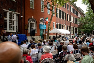 The annual Bloomsday festival is back at The Rosenbach on Delancey Place