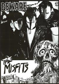 The Misfits, appropriating some EC Comics artwork for this promo poster.