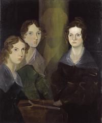 Emily, Anne, and Charlotte Brontë, as painted by their brother, Branwell.
