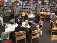 Students gather at Ramonita G. de Rodriguez Library for LEAP afterschool programming