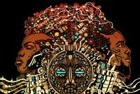 Afrofuturism 2.0: The Rise of Astro Blackness book cover design by John Jennings