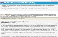 FLP librarian and staff reviews will appear at the top of the page.