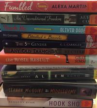 A stack of some of Dena's favorite books read in 2019!