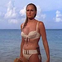 Ursula Andress as Honey Rider in the film Dr. No (image source: wikipedia)