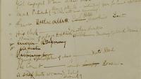 Stoker’s working notes for Dracula can be viewed on display at The Rosenbach