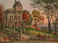 Germantown, Philadelphia, Watercolor, Print and Picture collection