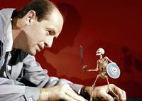 Harryhausen and skeleton warrior from Jason & the Argonauts