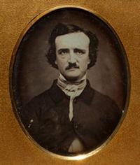 Daguerreotype portrait of Edgar Allan Poe (ca. 1848). Photographed by Will Brown.
