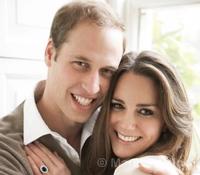 Official engagement photograph of Prince William and Catherine Middleton by Mario Testino © The British Monarchy
