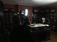 Filming at The Rosenbach for the new BBC Dracula documentary.