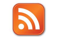 This is the standard RSS icon you will find on a website, which links to its RSS feed.