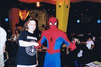 Yours truly, true believers, hangin' out with that Friendly Neighborhood Spider-Man