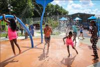 Visit one of Philly's many spraygrounds this summer!