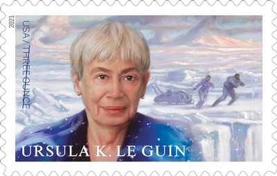 The newest addition to the Literary Arts series of stamps will feature Ursula K. Le Guin!