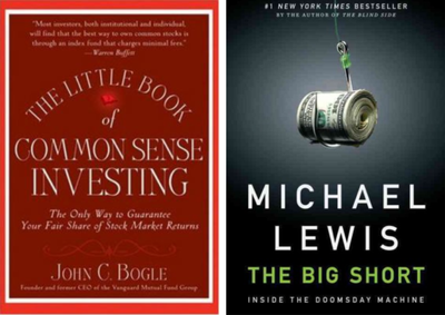 Sharon recommends reading John Bogle's Little Book of Common Sense Investing and Michael Lewis' The Big Short: Inside the Doomsday Machine